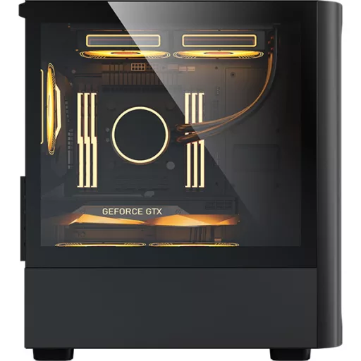 Formula Számítógépház - Air Mesh G3 Black (fekete, ablakos, 1x12cm venti, mATX, 1xUSB3.0, 2xUSB2.0)