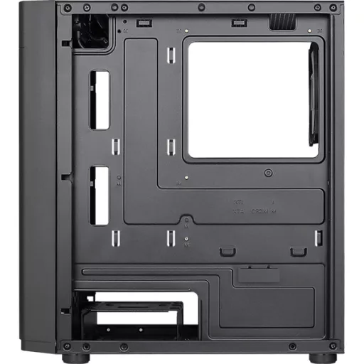 Formula Számítógépház - FG-01M FR (fekete, ablakos, 3x12cm FRGB venti, mATX, 1xUSB3.0, 2xUSB2.0)