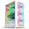 Spirit of Gamer Számítógépház - REBEL XT White (fekete, ablakos, 4x12cm ventilátor, alsó táp,  ATX, 1xUSB3.0, 2xUSB2.0)