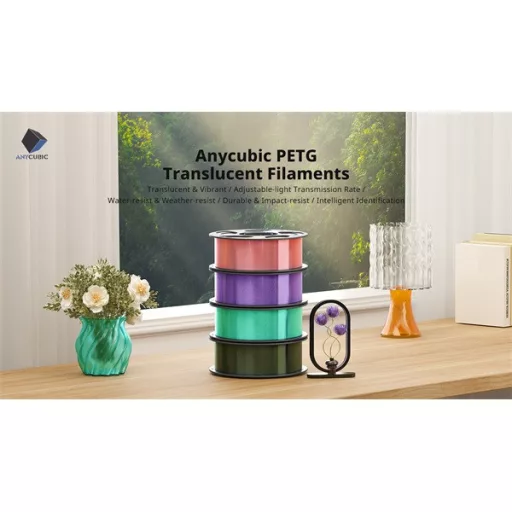 ANYCUBIC 3D Filament - PETG Filament Green AHPECG-102 (Zöld, 1kg)