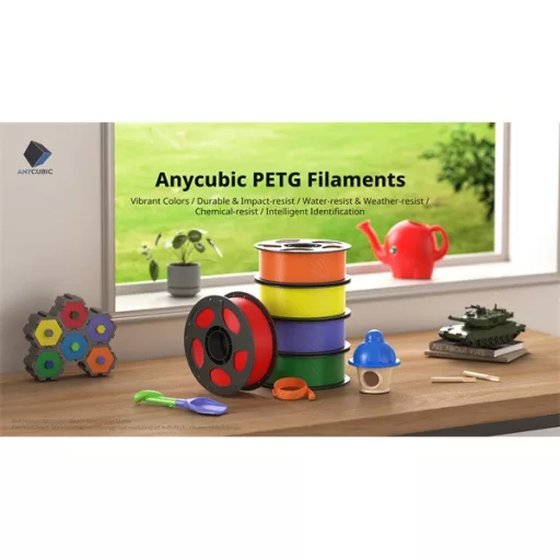 ANYCUBIC 3D Filament - PETG Filament Blue AHPEDB-102 (Kék, 1kg)