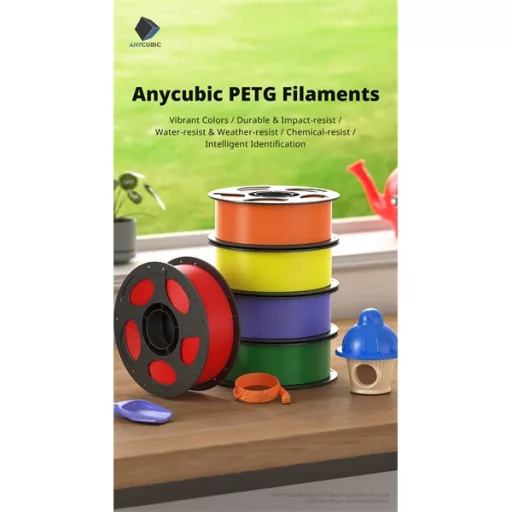 ANYCUBIC 3D Filament - PETG Filament Red AHPERR-102 (Piros, 1kg)