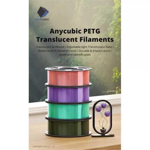 ANYCUBIC 3D Filament - PETG Filament Red AHPERR-102 (Piros, 1kg)