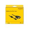 Delock Kábel - 83585 (micro HDMI -> DVI-D (24+1), apa-apa, 1m)