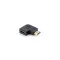 Equip Átalakító - 118910 (HDMI-HDMI átalakító anya/apa, 90 fokban hajlított)