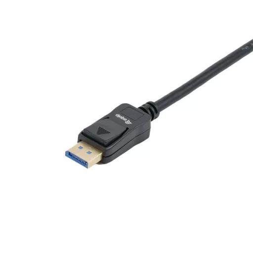 Equip Kábel - 119271 (DisplayPort2.1 kábel, 4K/144Hz, apa/apa, fekete, 1m)