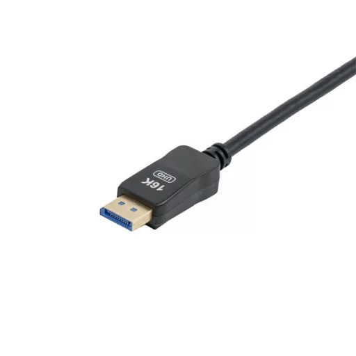 Equip Kábel - 119271 (DisplayPort2.1 kábel, 4K/144Hz, apa/apa, fekete, 1m)
