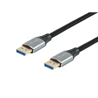   Equip Kábel - 119282 (Premium, DisplayPort2.1 kábel, 4K/240Hz, apa/apa, fekete, 2m)
