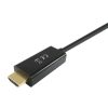 Equip Átalakító Kábel - 119392 (DisplayPort - HDMI kábel, apa/apa, 5m)