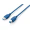 Equip Kábel - 128292 (USB3.0, A-B kábel, apa/apa, duplán árnyékolt, 1,8m)