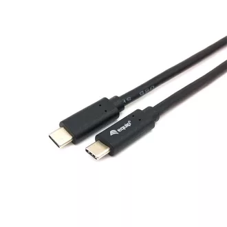   Equip Átalakító Kábel - 128346 (USB-C 3.2 Gen1 to USB-C, apa/apa, fekete, 1m)