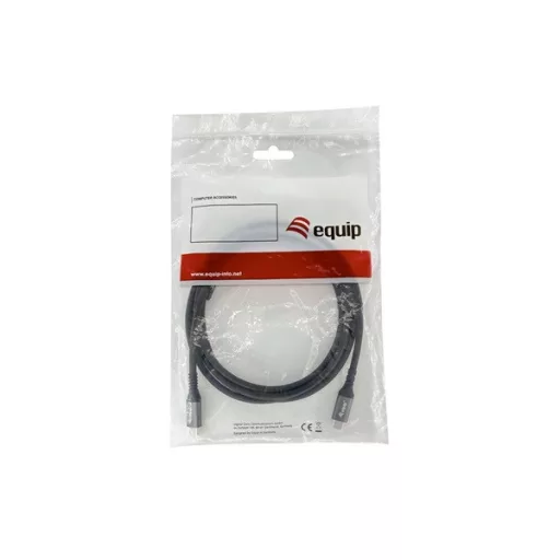 Equip Kábel - 128382 (USB4 Gen2x2, A-A kábel, apa/apa, 4K/60Hz, 20Gbps, PD 100W, 2m)