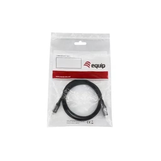 Equip Kábel - 128383 (USB-C 4 Gen1 to USB-C, apa/apa, fekete, 2m)