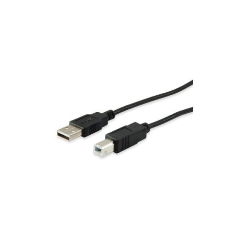 Equip Kábel - 128863 (USB2.0, A-B nyomtató kábel, apa/apa, duplán árnyékolt, 1m)