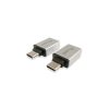 Equip Átalakító - 133473 (USB-C -> USB-A átalakító, apa/anya, ezüst)