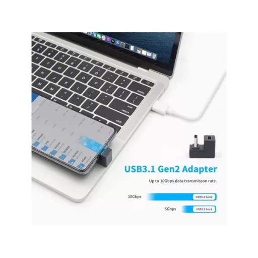 Equip Átalakító - 133476 (USB-C -> USB-C átalakító, apa/anya, fekete) 2db/csomag