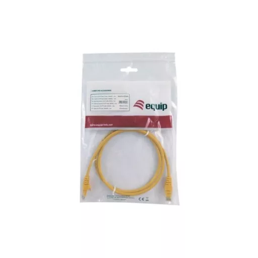 Equip Kábel - 625463 (UTP patch kábel, CAT6, sárga, 0,25m)