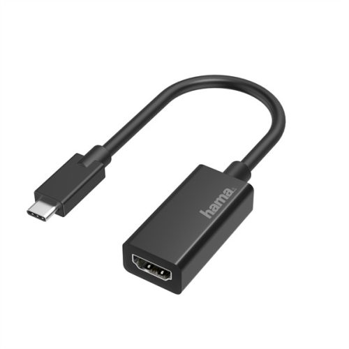 Hama Átalakító - 200315 (HDMI adapter, USB-C 3.2 port, 4K/30Hz, fekete)