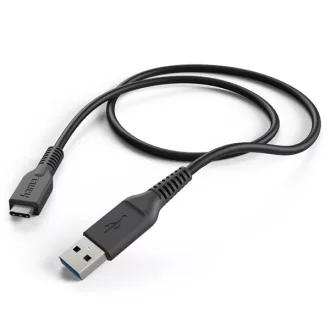   Hama Kábel - 201594 (USB-C/USB-A, USB 3.1, 5 Gbps, 1m, fekete)
