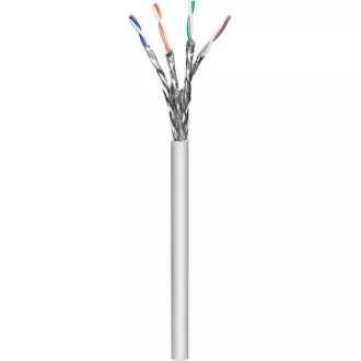   Manhattan Kábel - S/FTP Fali kábel dob (305m, réz, 23AWG, LSZH, CPR-Dca rated, Cat6a, Szürke)