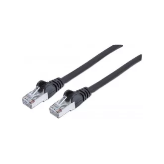   Manhattan Kábel - S/FTP Patch (RJ45 to RJ45, Cat7 600Mhz, LSOH, 100% réz, 15m, Fekete)