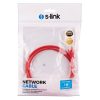 S-link Kábel - SL-CAT601RE (UTP patch kábel, CAT6, piros, 1m)