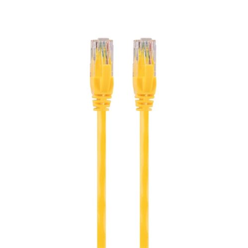 S-link Kábel - SL-CAT601YE (UTP patch kábel, CAT6, sárga, 1m)