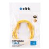 S-link Kábel - SL-CAT601YE (UTP patch kábel, CAT6, sárga, 1m)