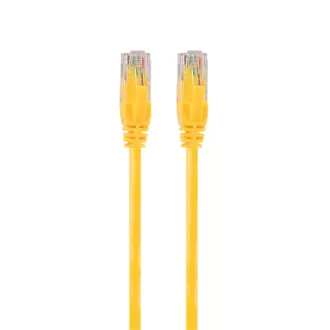   S-link Kábel - SL-CAT605YE (UTP patch kábel, CAT6, sárga, 5m)