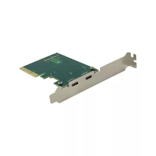Conceptronic Bővítőkártya - EMRICK07G (PCIe x4 to 2x USB-C 3.2 Gen2, Táp: 15pin SATA)
