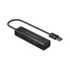 Conceptronic USB Hub - HUBBIES06B (4 Port, USB3.0, fekete)