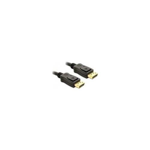 Delock Kábel - 82425 (Displayport -> Displayport apa/apa, 5m, Fekete)