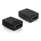 Delock Átalakító - 65049 (HDMI - HDMI, anya/anya, fekete)
