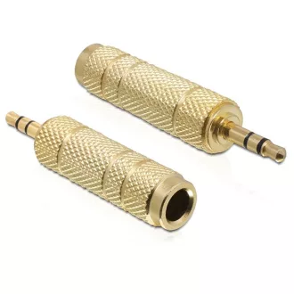   Delock Átalakító - 65360 (3.5 mm Jack > 6.35 mm Jack apa/anya)