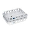 Equip Keystone Fali aljzat - 125460 (12 port, Cat5e/Cat6/Cat6A, fehér)