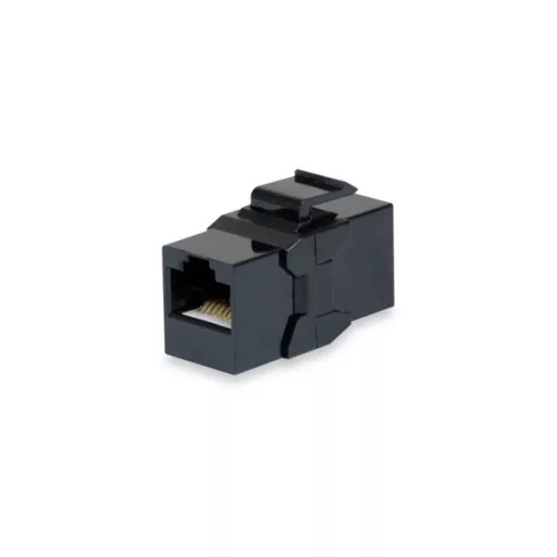 Equip RJ45 Keystone Toldó - 125579 (UTP, Cat6, árnyékolatlan, műanyag, fekete) 8db/csomag