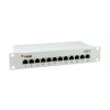 Equip Patch panel - 208014 (12 port, Cat6, árnyékolt, szürke)