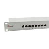 Equip Patch panel - 327316 (16 port, Cat5e, 1U, árnyékolt, szürke)