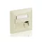 Equip Keystone Fali aljzat - 760304 (3 port, Cat6, UTP, fehér)
