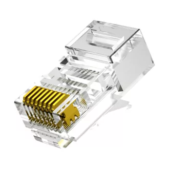   Walisec csatlakozó - RJ45-5EU (RJ45, Cat5e, árnyékolatlan, 8P8C, aranyozott) 100db/csomag