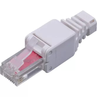   Walisec csatlakozó - RJ45-6U-TL (RJ45, Cat6, árnyékolt, 8P8C, aranyozott, Tool-less) 2db/csomag