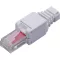 Walisec csatlakozó - RJ45-6U-TL (RJ45, Cat6, árnyékolt, 8P8C, aranyozott, Tool-less) 2db/csomag