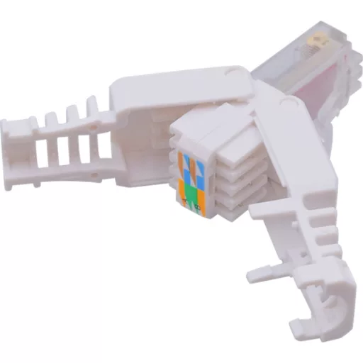 Walisec csatlakozó - RJ45-6U-TL (RJ45, Cat6, árnyékolt, 8P8C, aranyozott, Tool-less) 2db/csomag