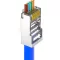Walisec csatlakozó - RJ45-P6S (RJ45, Cat6, árnyékolt, 8P8C, aranyozott, befűzős) 100db/csomag
