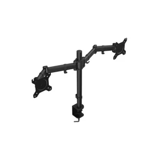   Endorfy Monitor Asztali konzol - Atlas Double (VESA, 13"-27", 2 monitor, forgatható, dönthető, Max.2x8kg, fekete)