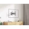 Manhattan TV állvány - Fali, dönthető, forgatható, szintezhető, TV állvány Fekete (max.VESA:400x400)(32"-55"-ig)