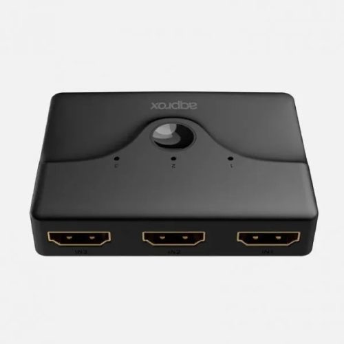 APPROX HDMI Switch - 3 portos HDMI 1.3, 1080P távirányítóval