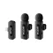 BOYA Mikrofon - BY-V20 V2.0 (Vezeték nélküli, fekete, USB-C)
