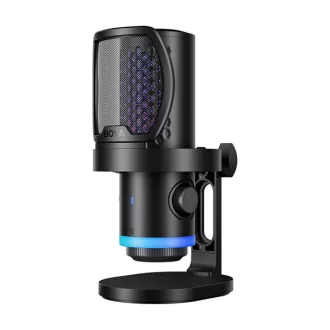 BOYA Mikrofon - CastMic G40 (USB, állvány, LED, fekete)