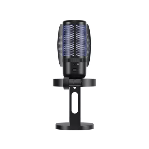 BOYA Mikrofon - K3-02 (USB, állvány, LED, fekete)